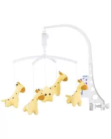 Carusel muzical pentru patut Chipolino Sweet Giraffes