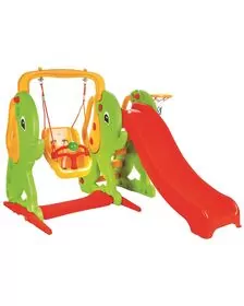 Centru de joaca Pilsan Elephant Slide and Swing Set