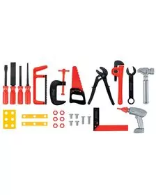 Jucarie Pilsan Trusa unelte 03-314 cu accesorii