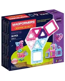 Set magnetic de construit- Magformers Inspire, 30 piese