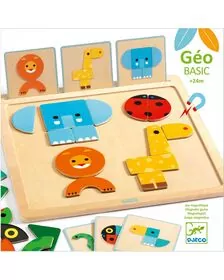 Geo Basic Djeco, joc pentru bebe cu forme geometrice