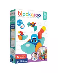 Set cuburi din spuma cu magnet Blockaroo, Barca 10 piese