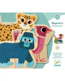 Puzzle cu magneti Djeco Mixanimo