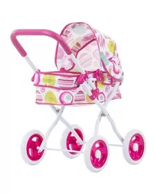 Carucior pentru papusi Chipolino Lora flowers