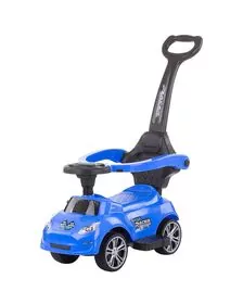 Masinuta de impins Chipolino Turbo blue cu maner