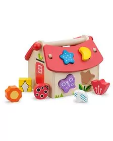 Casuta Shape Sorter cu forme