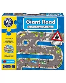 Puzzle gigant de podea traseu masini (20 piese) GIANT ROAD JIGSAW