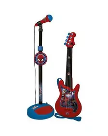 Set chitara si microfon Spiderman