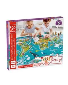 HAPE PUZZLE 2-IN-1 TURUL LUMII