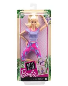 PAPUSA BARBIE MADE TO MOVE BLONDA