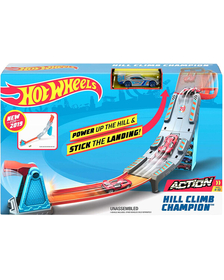 HOT WHEELS LANSATOR CU MASINUTA POWER UP THE HILL