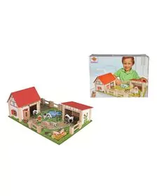 FERMA DIN LEMN CU 25 DE ACCESORII