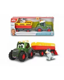 TRACTORAS CU REMORCA PENTRU ANIMALE CU FIGURINA VACUTA