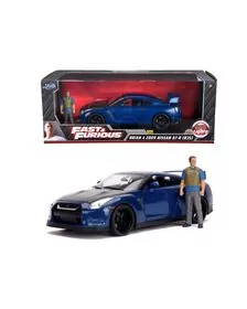 MASINUTA METALICA FAST AND FURIOUS NISSAN SKYLINE SCARA 1:18