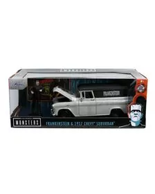 SET MASINUTA 1957 CHEVY SUBURBAN SI FIGURINA FRANKENSTEIN