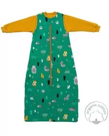 Sac de dormit cu maneca lunga detasabila Woodland Animals 110 cm 2.5 Tog