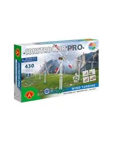 Set constructie 430 piese metalice Constructor PRO Moara Eoliana 5in1, Alexander