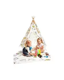 Cort pentagonal Tee-Pee, de colorat, Pony