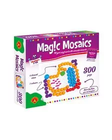 Joc creativ mozaic piuneze 300 piese cu recipient, Alexander Games