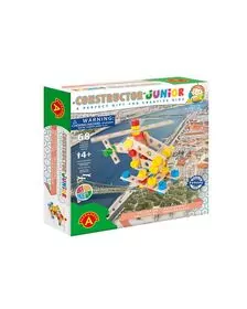 Set constructie 68 piese din lemn Constructor Junior- Elicopter, Alexander