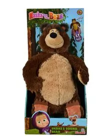 MASHA URS DE PLUS CU SUNETE 43CM