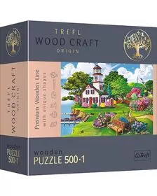 PUZZLE TREFL DIN LEMN 500+1 PIESE PORTUL IN TIMPUL VERII