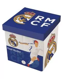 Taburet pentru depozitare jucarii Real Madrid CF