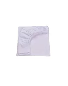 Cearsaf patut 120x60 cm bumbac 100% alb