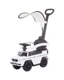 Masinuta de impins Chipolino Mercedes G350 white cu maner si copertina
