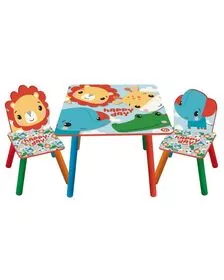 Set masuta si 2 scaunele Fisher Price, Happy Day