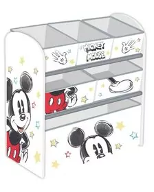 Organizator jucarii cu cadru din lemn Mickey Mouse