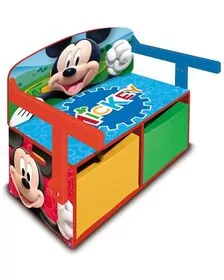 Mobilier 2 in 1 pentru depozitare jucarii Mickey Mouse Clubhouse