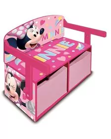 Mobilier 2 in 1 pentru depozitare jucarii Minnie's Bow-tique