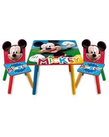 Set masuta si 2 scaunele Mickey Mouse Clubhouse