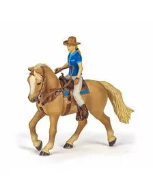 PAPO FIGURINA SET COWGIRL (VACARITA) PE CAL USA