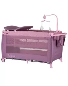 Patut pliabil Chipolino Bella blush