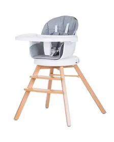 Scaun de masa cu sezut rotativ Chipolino Rotto 3 in 1 platinum