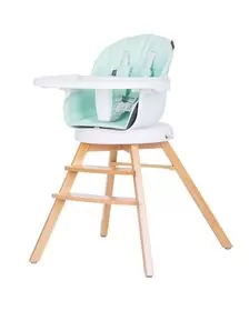 Scaun de masa cu sezut rotativ Chipolino Rotto 3 in 1 avocado