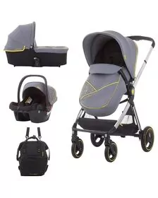Carucior Chipolino Elite 3 in 1 platinum