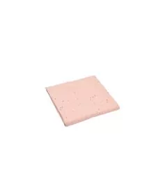 Muselina bumbac organic roz cu bulinute 80x80 cm