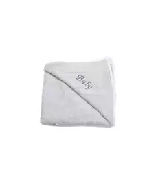 Prosop de baie bumbac 100% gri, personalizat Baby
