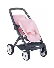 Carucior pentru papusi Smoby Maxi Cosy Quinny Twin roz