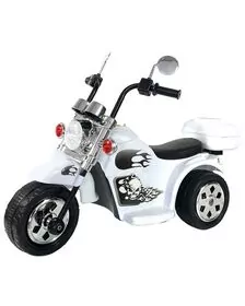 Motocicleta electrica Chipolino Chopper white