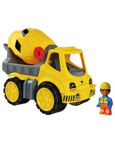 Camion betoniera Big Power Worker cu figurina