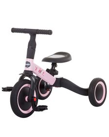 Tricicleta si bicicleta pentru copii Chipolino Smarty 2 in 1 light pink