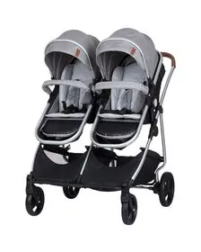 Carucior gemeni Chipolino Duo Smart 2 in 1 anthracite