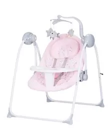 Leagan electric si balansoar Chipolino Nux blush