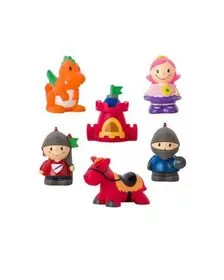 Set 6 Jucarii de Baie cu Personaje din Povesti