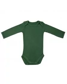 Body cu Maneca Lunga, din Bambus Aspen Green 62-68