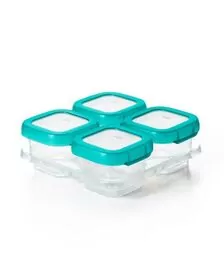 Recipiente din Plastic pentru Congelare Alimente 4 x 120 ml